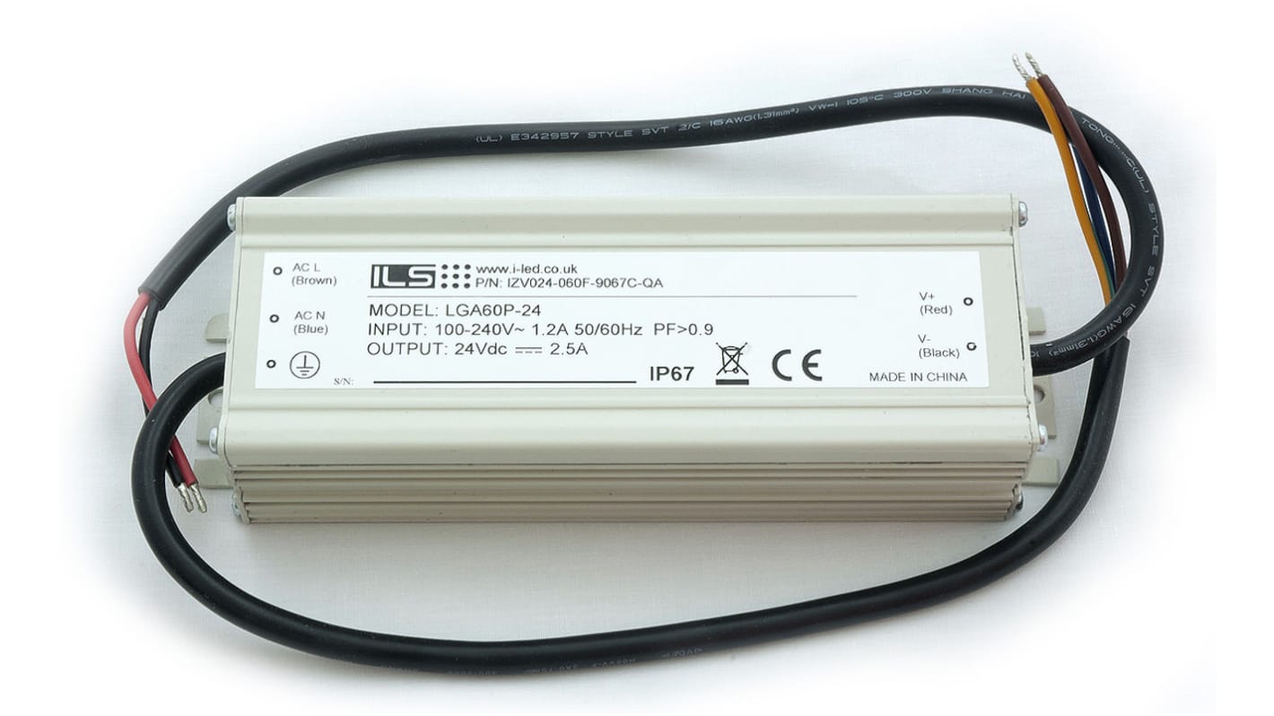 ILS, 24V Output, 60W Output, 2.5A Output, Constant Voltage