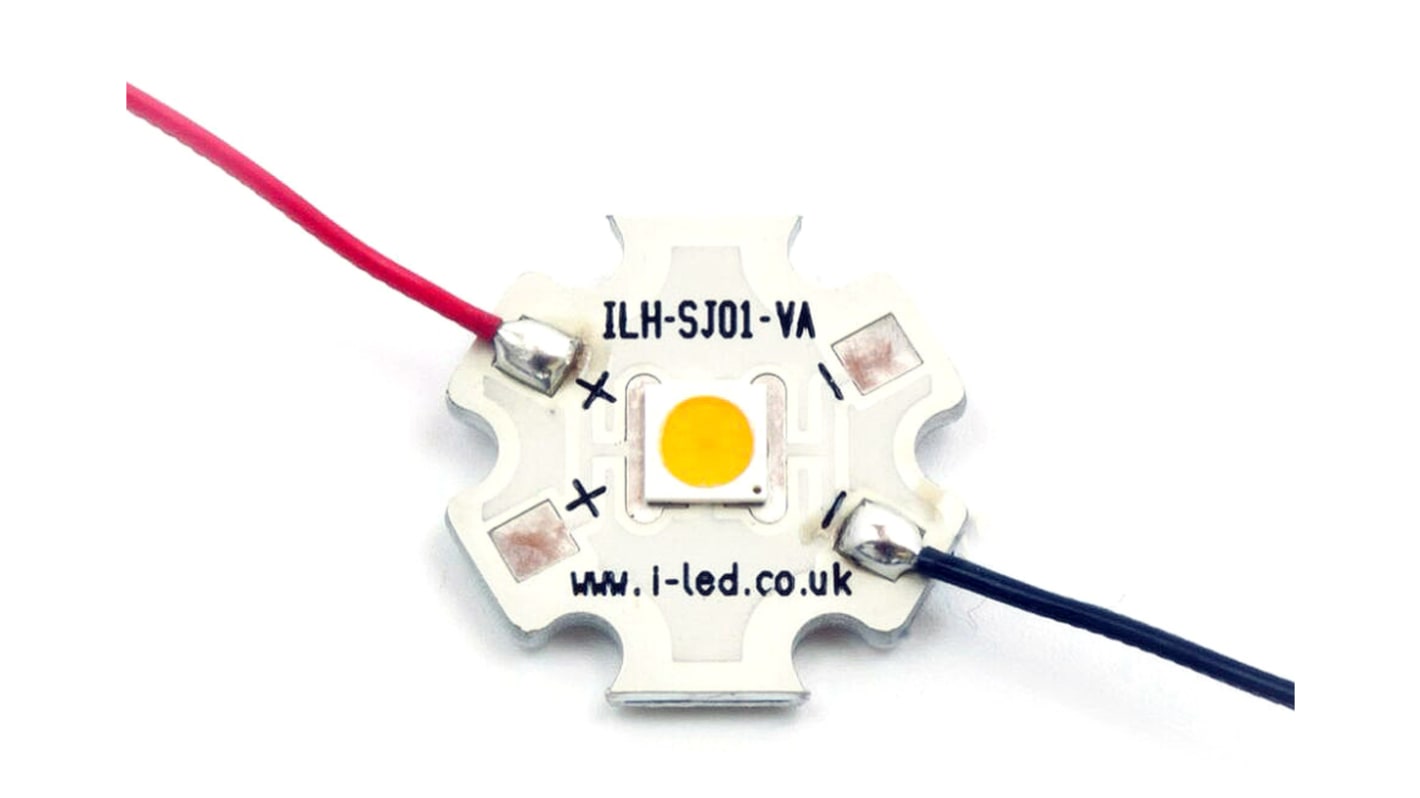 ILS ILH-SL01-SW85-SC201-WIR200., Stanley 1N PowerStar Circular LED Array, 1 White LED (2000K)