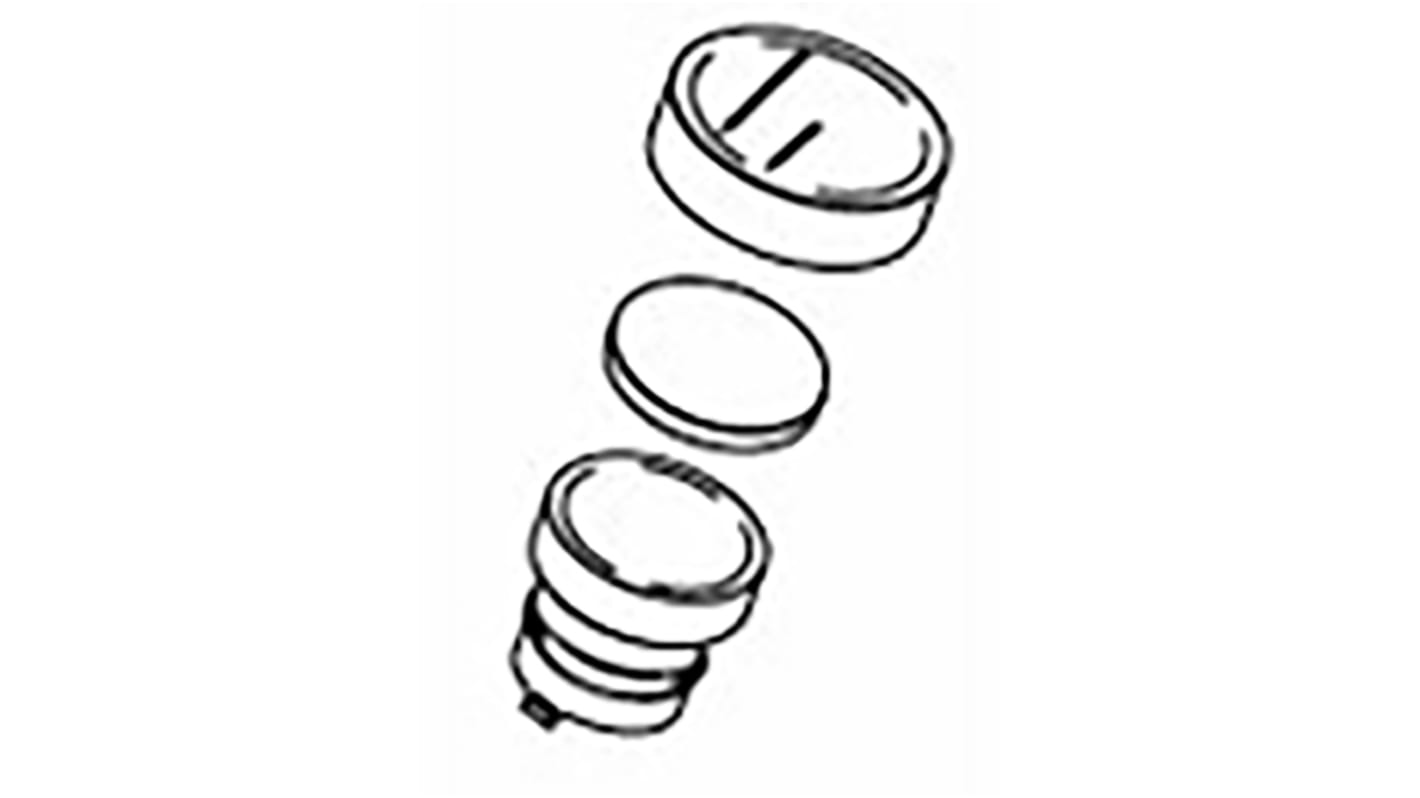 Lentille Orange TE Connectivity de forme Circulaire pour Interrupteurs à bouton-poussoir rond série Command, lampes