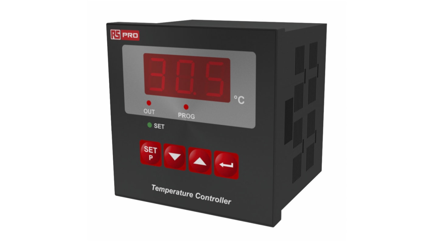 Rs-Online Regolatore di temperatura On/Off RS PRO 230 V c.a. 72 x 72mm 1 uscita Relè