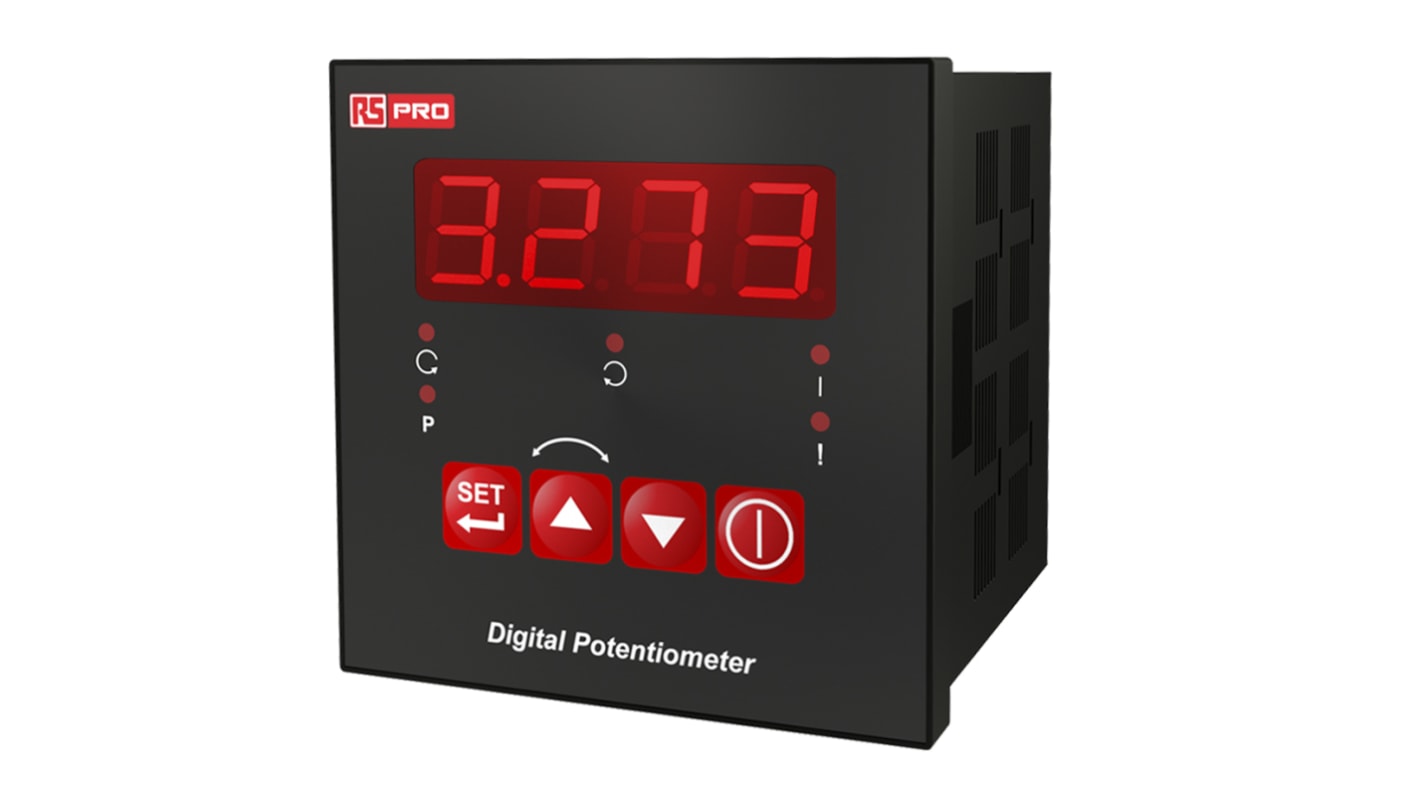 Controlador RS PRO, 72 x 72mm, 100 → 240 V ac, 1 entrada Digital, 1 salida Corriente