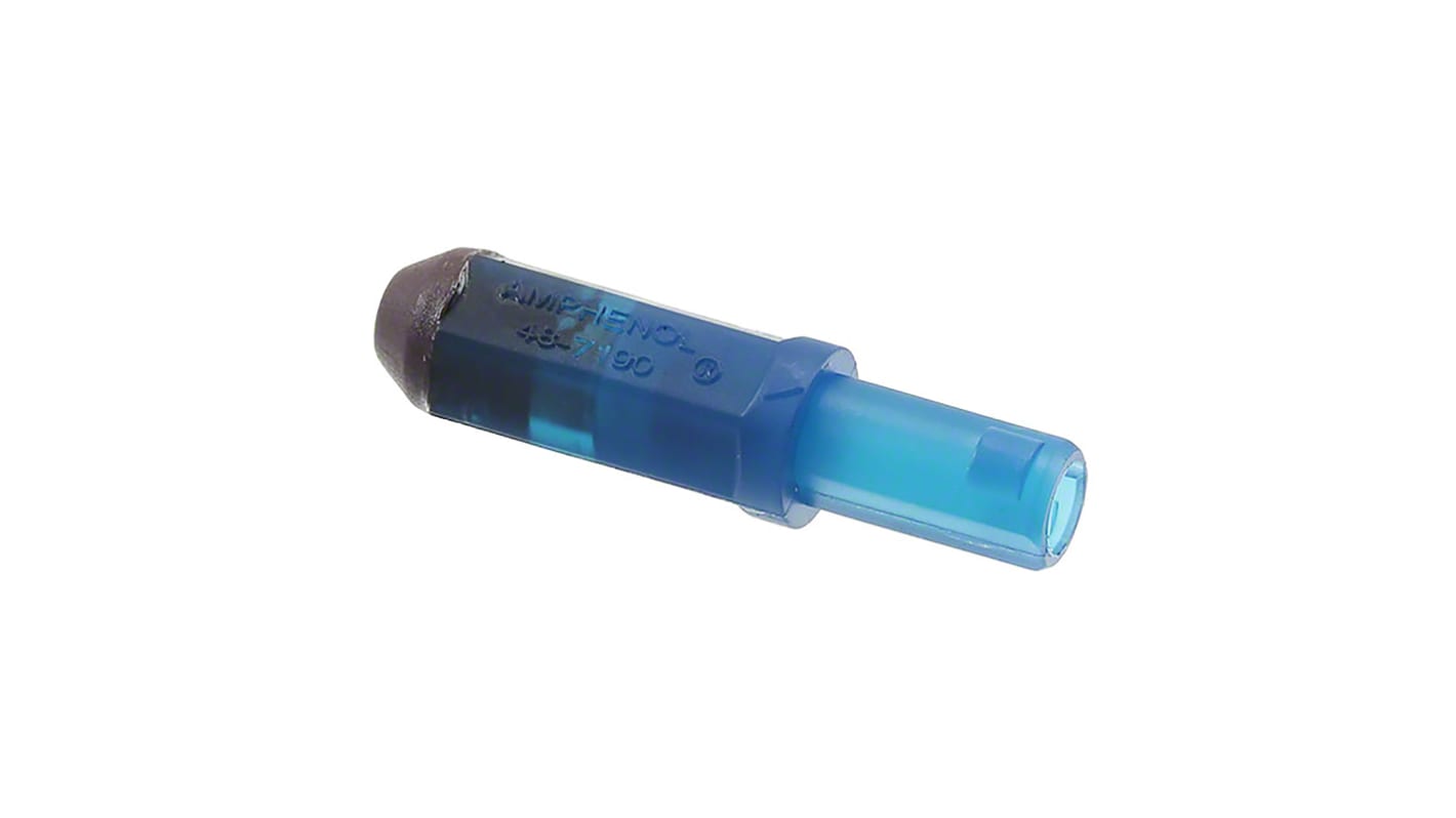 Amphenol Aerospace 电线接头连接器, 插头, 蓝色, Φ7.62mm, 29.72mm总长, 48系列