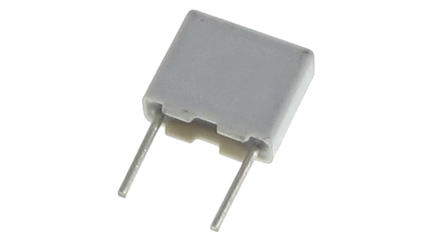 KEMET R82 Metallised Polyester Film Capacitor, 63 V ac, 100 V dc, ±10%, 680nF, Through Hole