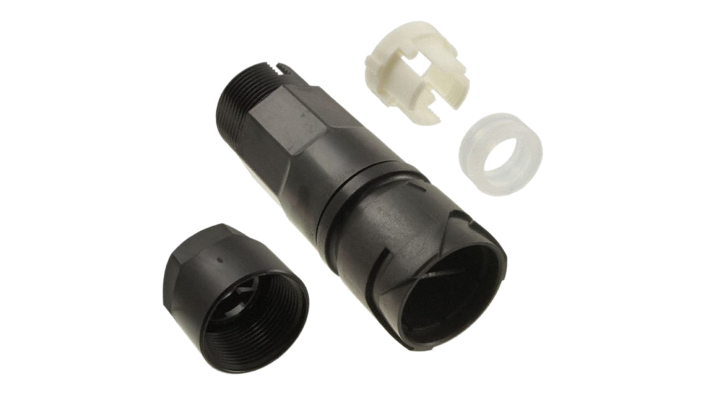 Hirose Circular Connector, 3 Contacts, Cable Mount, Socket, Male, IP68, HR41 Series