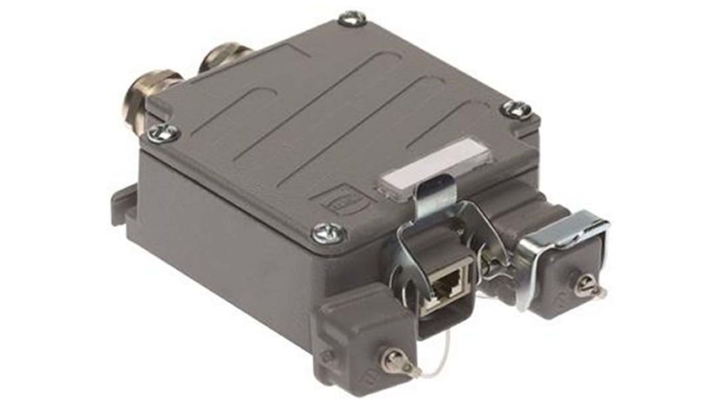 Harting Ha-VIS preLink Series, Cat6a 2 Way RJ45 Outlet