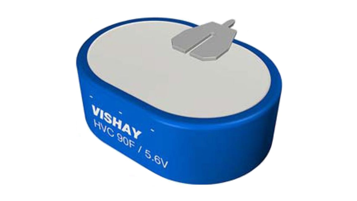 Vishay 電気二重層コンデンサ 5.6V dc 90F リード品