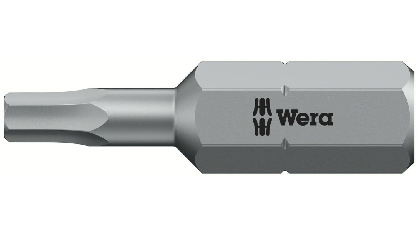 Wera Hex-Plus Screwdriver Bit, 3 mm Tip