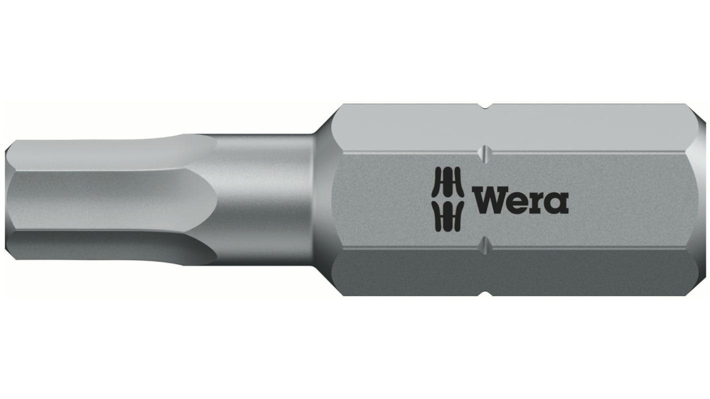 Wera Hex-Plus Screwdriver Bit, 7 mm Tip