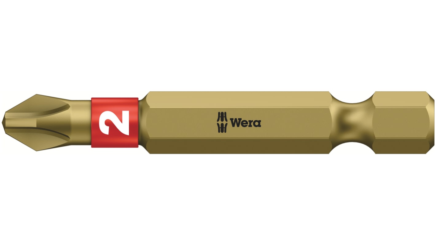 Wera Phillips Screwdriver Bit, PH2 Tip