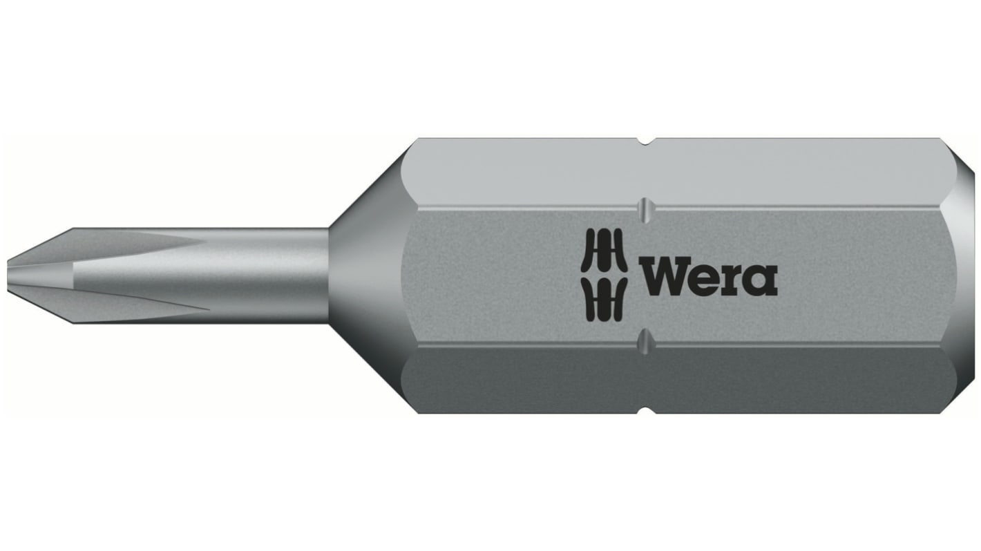 Wera Phillips Screwdriver Bit, PH00 Tip