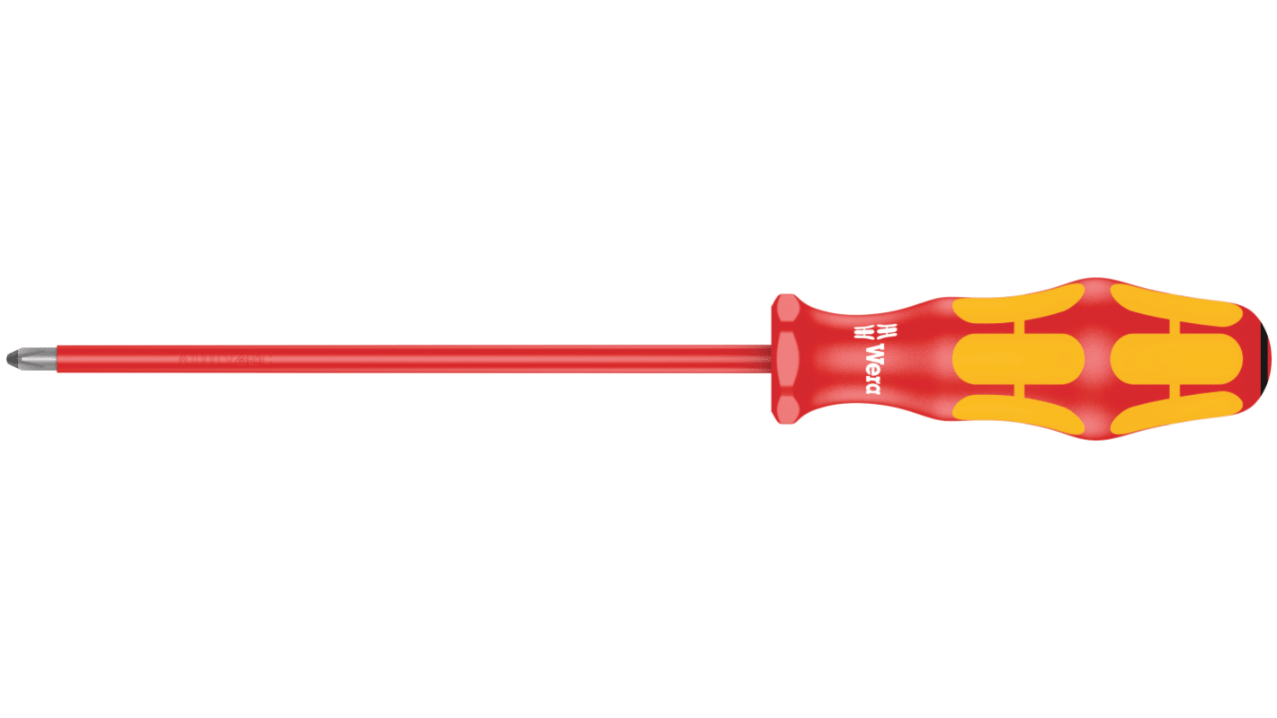 Wera VDE PZ1 POZIDRIV® Isolierter Schraubendreher, 248 mm / Klinge 150 mm
