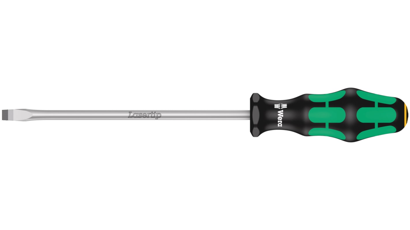 Cacciavite standard A taglio 8 mm Wera, lungh. lama 175 mm