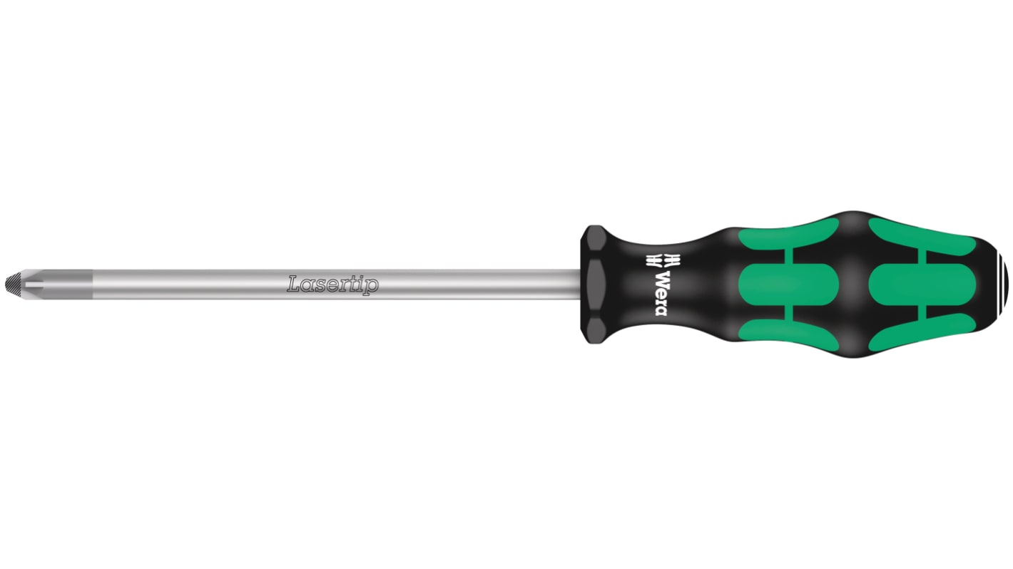 Wera Pozidriv  Screwdriver, PZ3 Tip, 150 mm Blade, 262 mm Overall