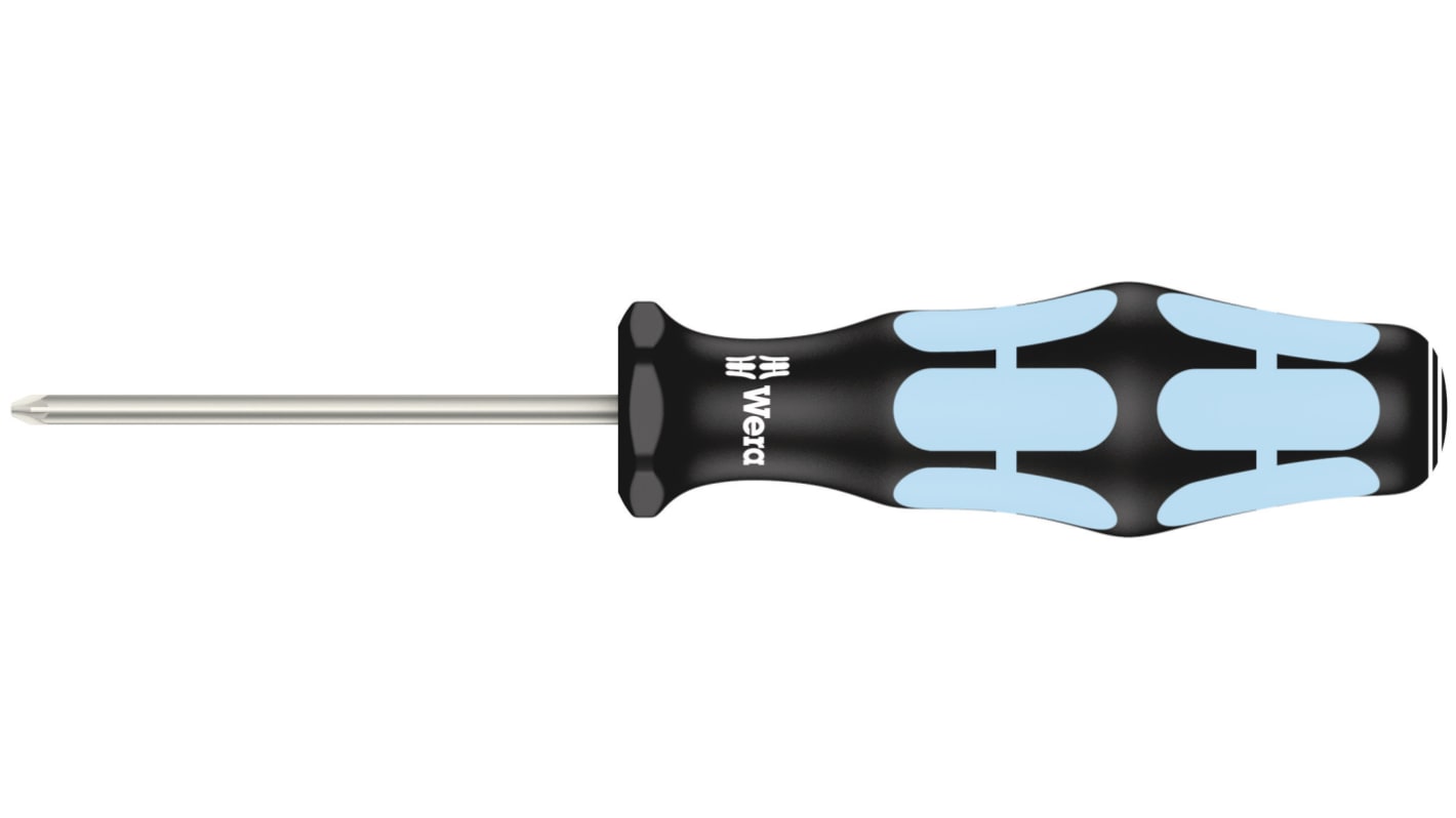 Wera Pozidriv  Screwdriver, PZ0 Tip, 60 mm Blade, 141 mm Overall