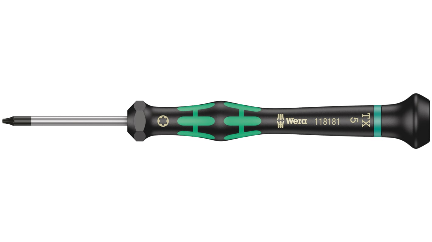 Wera T5 TORX® Präzisionsschraubendreher, 137 mm / Klinge 40 mm