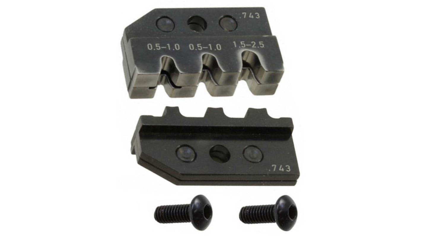 TE Connectivity, ERGOCRIMP Crimping Die Set, FASTIN-FASTON, Positive Lock Terminals