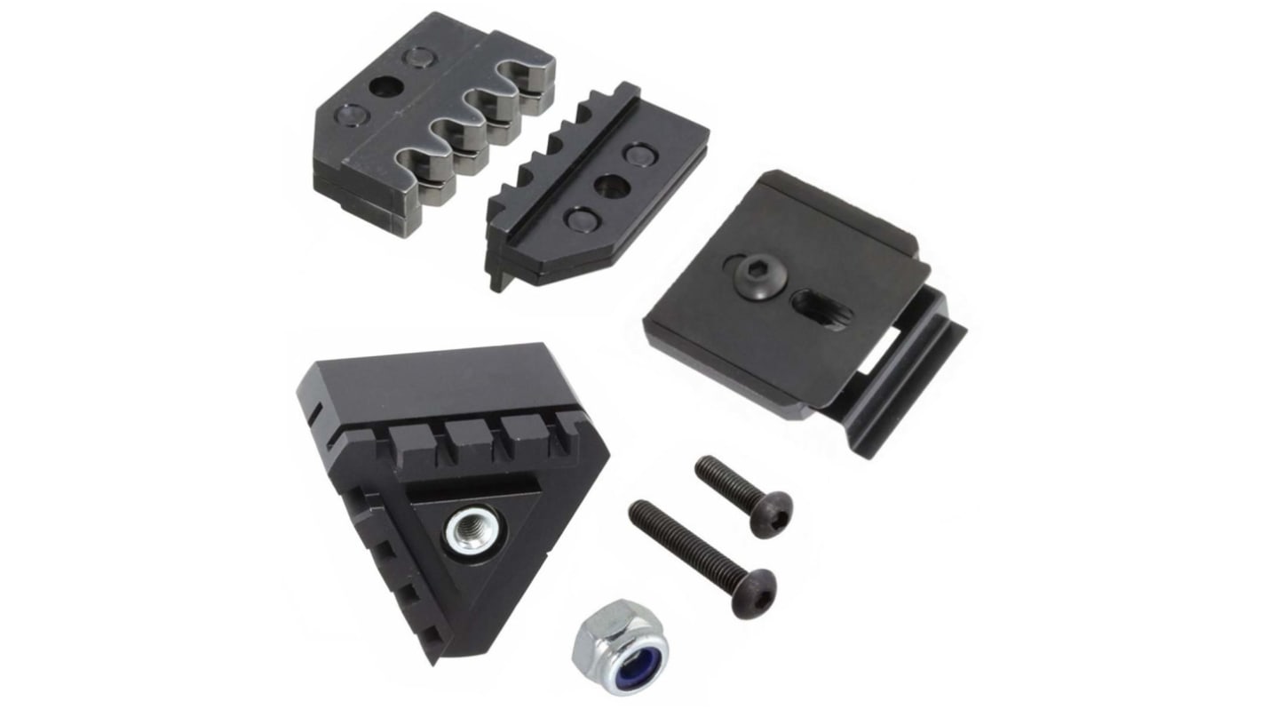 Matriz de crimpado TE Connectivity 4-1579001-5 serie ERGOCRIMP, para Conector hembra MCON 1.2, para cable de 16AWG →
