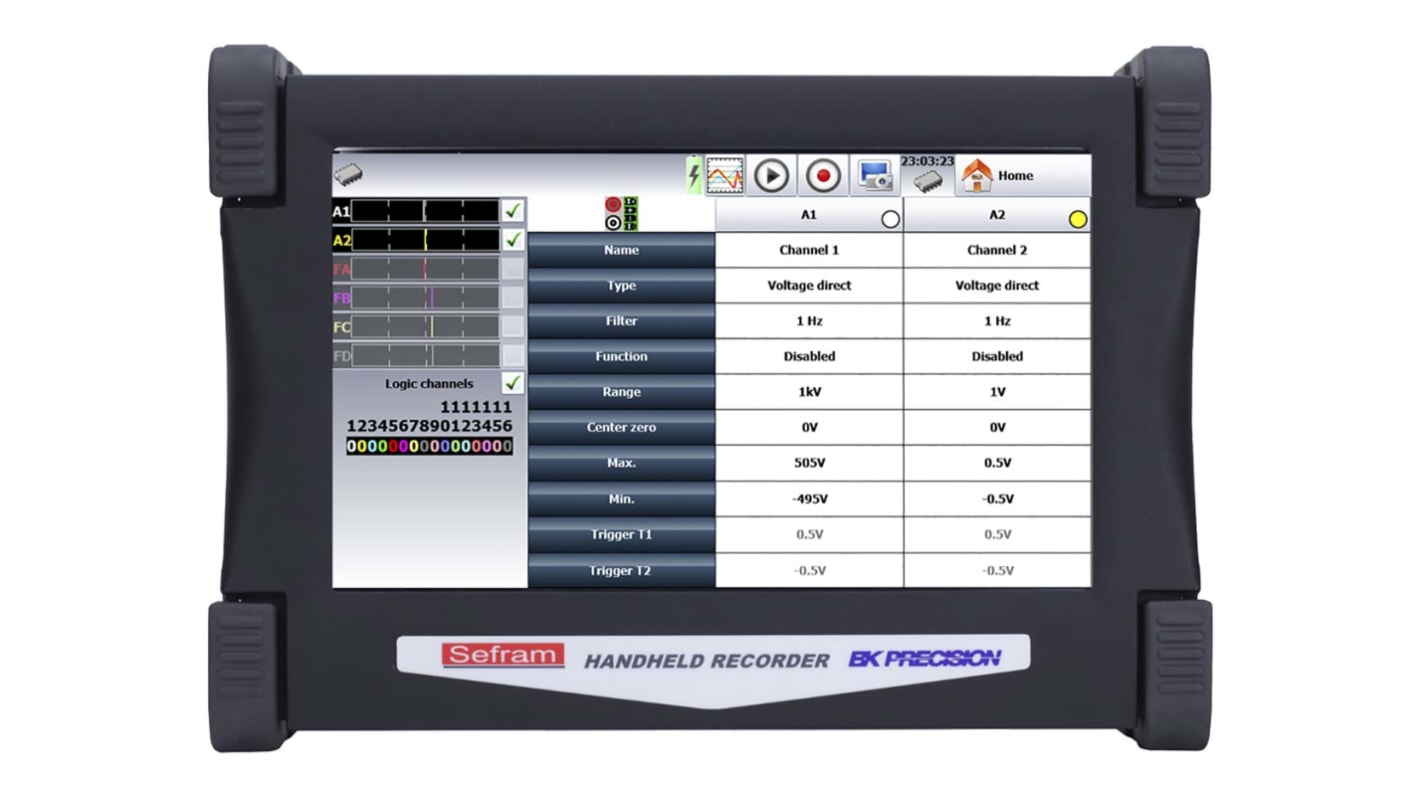 Sefram DAS30 Data Acquisition System, 2 Channel(s), Ethernet, USB, 1Msps, 14 bit