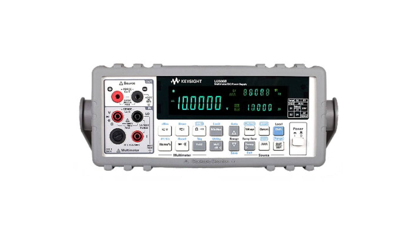 Keysight Technologies U3606B Bench Digital Multimeter, True RMS, 3A ac Max, 3A dc Max, 750V ac Max - RS Calibrated