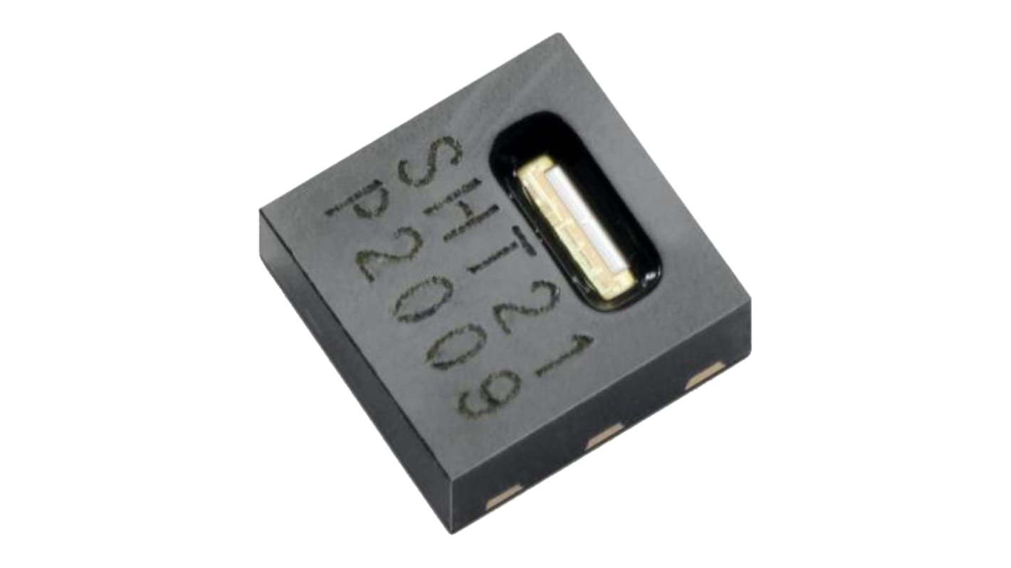 Sensirion 温湿度传感器芯片, ±0.3 °C, ±2%RH精度, 数字 PWM接口, 6针, PWM输出, 贴片安装, 最高+125 °C, DFN