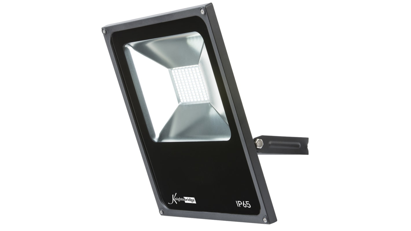 Knightsbridge FLB LED Floodlight, 100 LED, 48.3 W, 4000 lm, IP65, 230 V