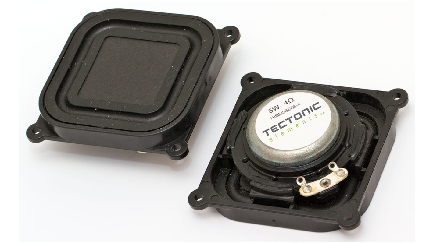 Tectonic 58mm dia 5W nom Full Range Speaker Driver, 4Ω, 100 → 20000 Hz