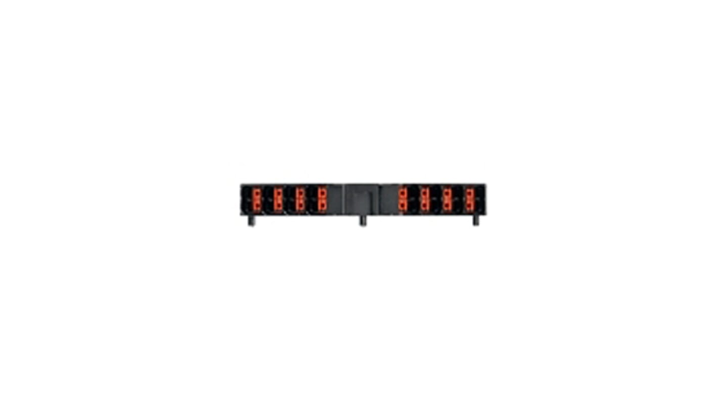 Weidmuller 1173830000 P Series Black, Quadruple-Level, Push In Termination