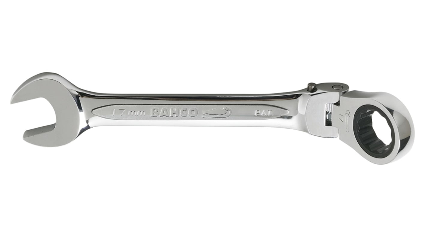 Klucz zapadkowy Klucz z grzechotką Bahco długość 190 mm Stal stopowa