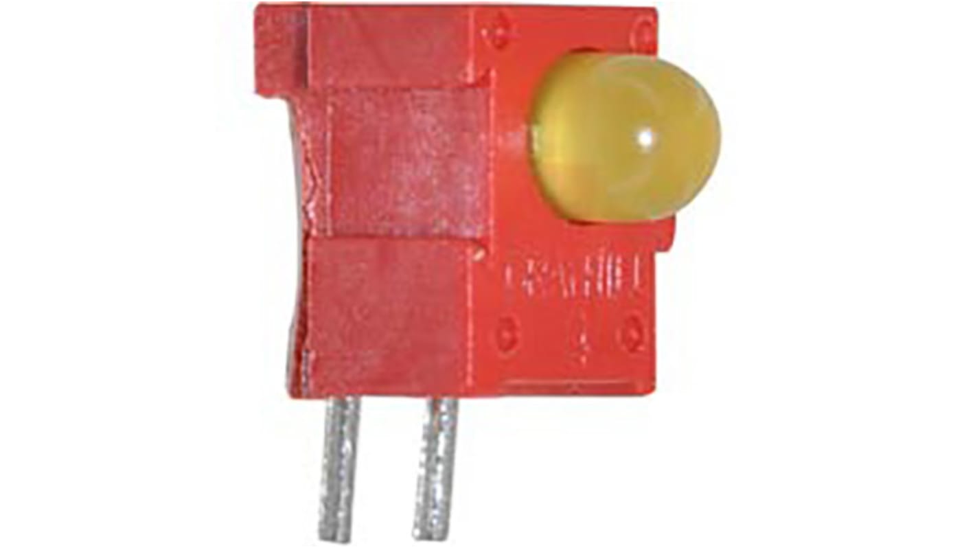 Grayhill Illuminated Push Button Switch, PCB, SPST, Yellow LED