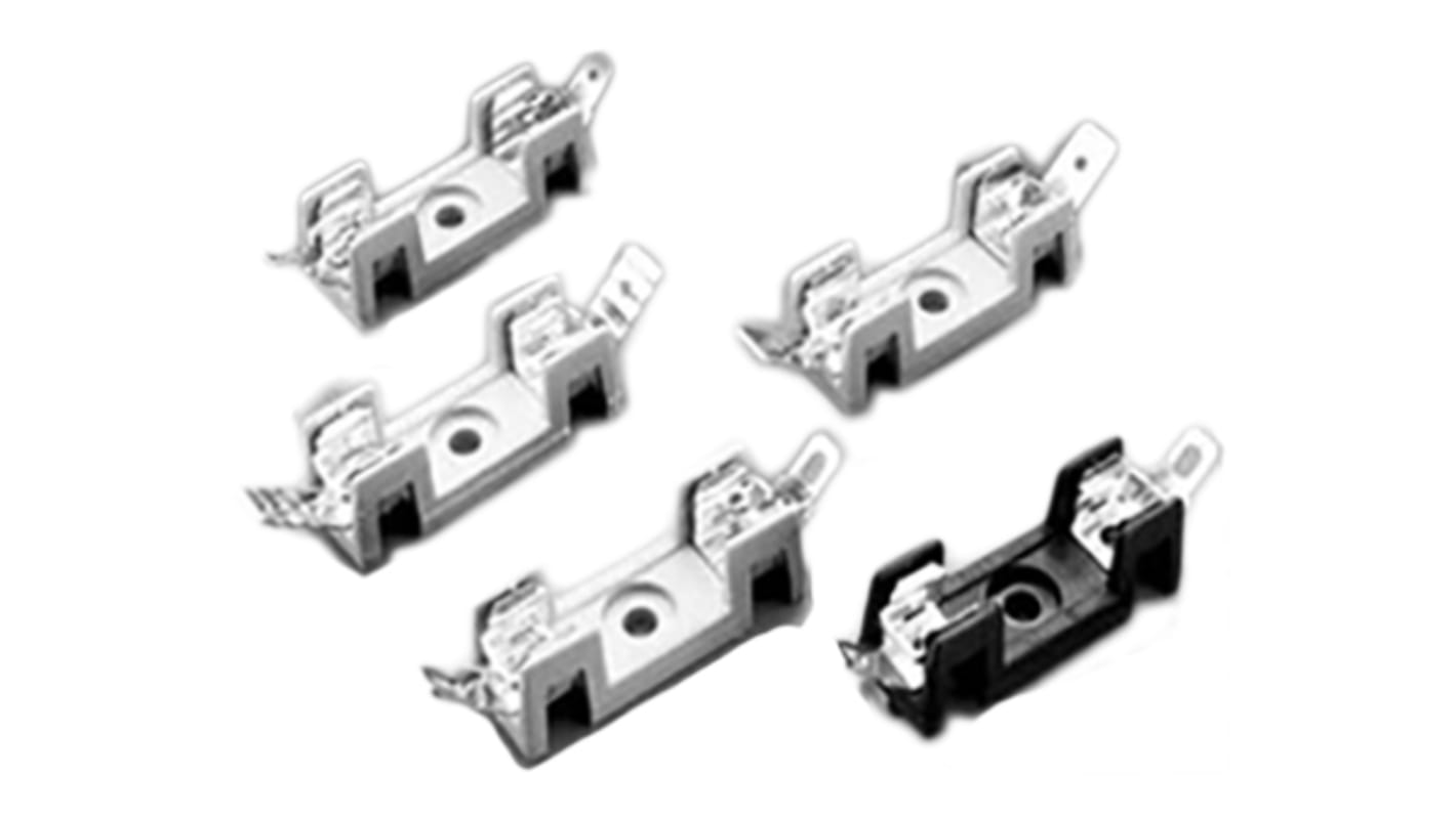 Littelfuse 30A Panel Mount 6.3 x 32mm Cartridge Fuse Block, 300V ac/dc
