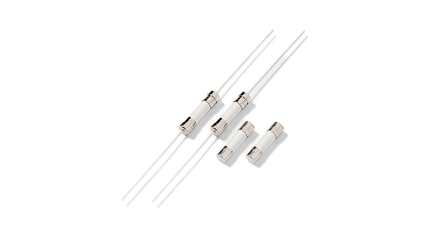 Littelfuse 2.5A F Ceramic Cartridge Fuse, 5 x 20mm