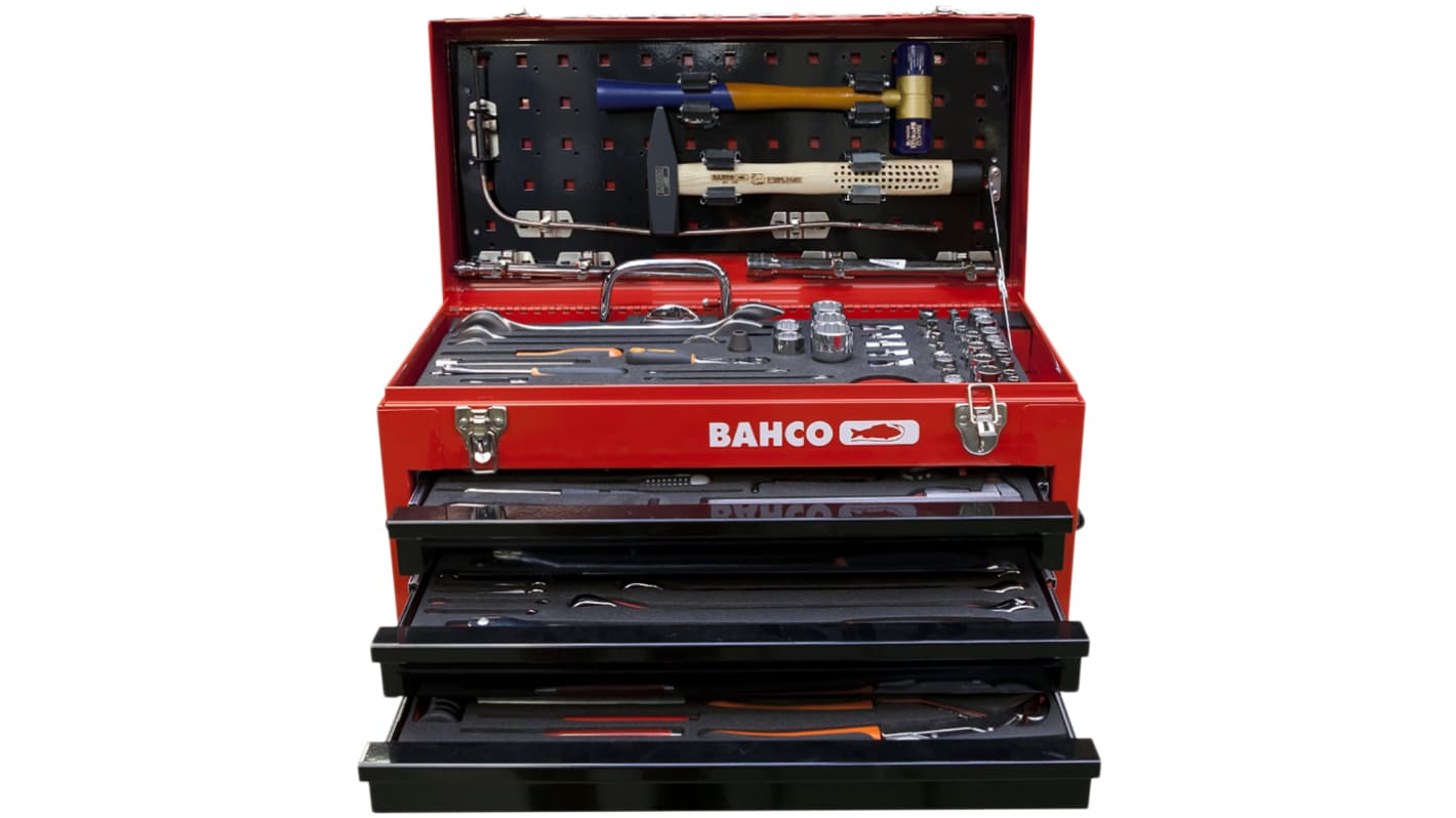 Bahco 129 Piece Maintenance Tool Kit with Box