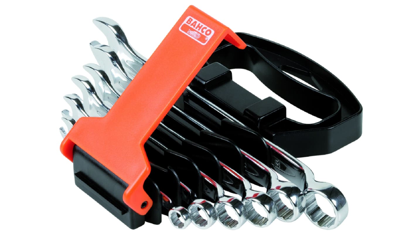 Bahco 1952M Series 6-Piece Spanner Set, 8 → 17 mm, Alloy Steel