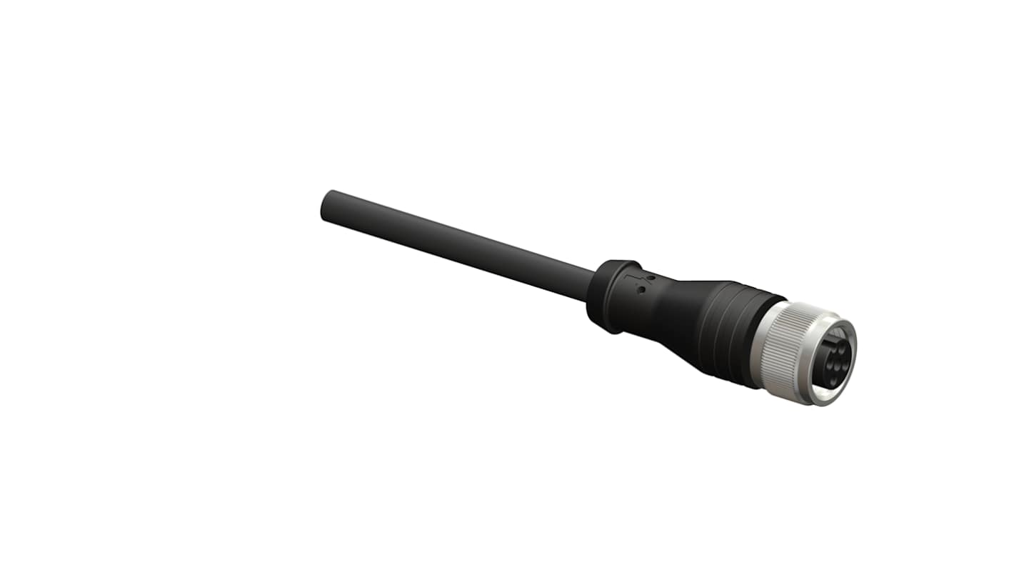 RS PRO Straight Female 5 way M12 to Unterminated Sensor Actuator Cable, 2m