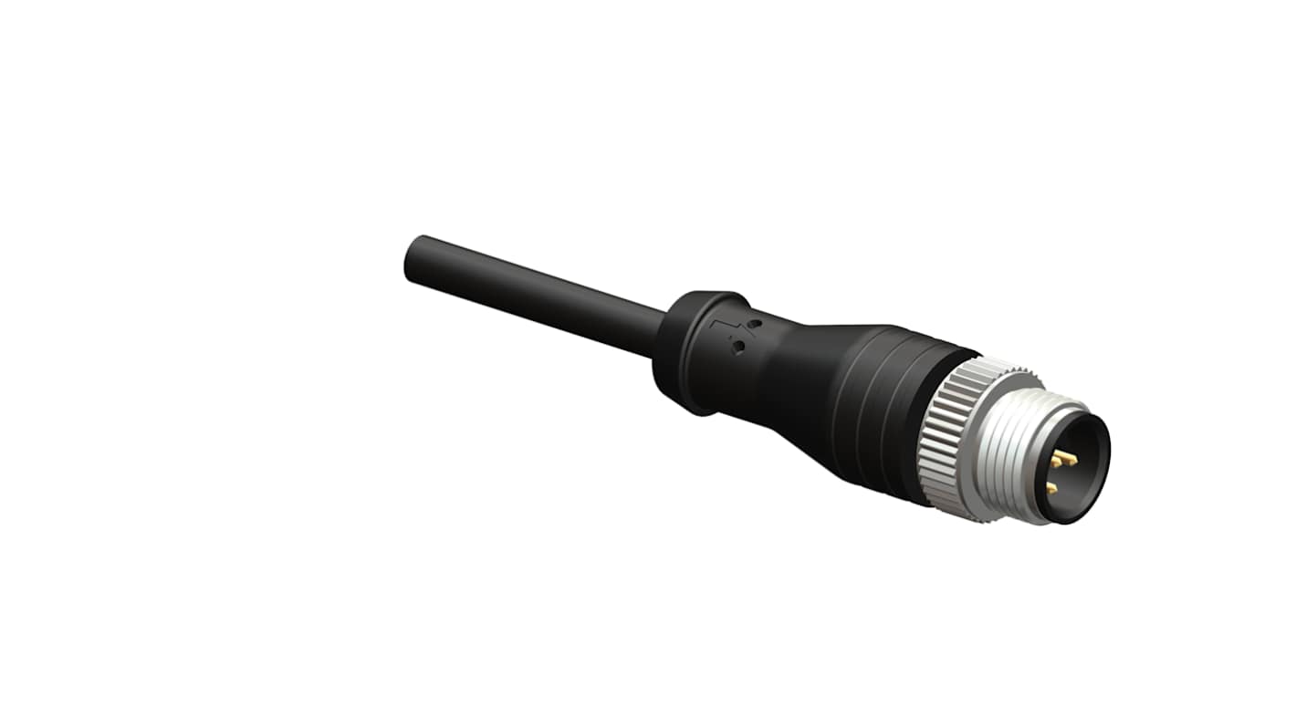 RS PRO Straight Male 5 way M12 to Unterminated Sensor Actuator Cable, 5m