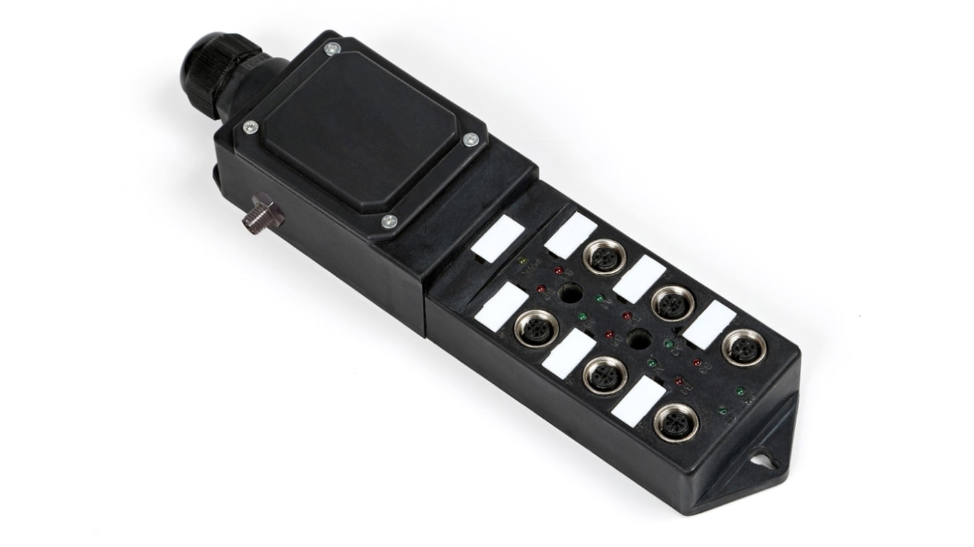 Scatola sensore RS PRO, 6 porte, connettore M12, MODBUS