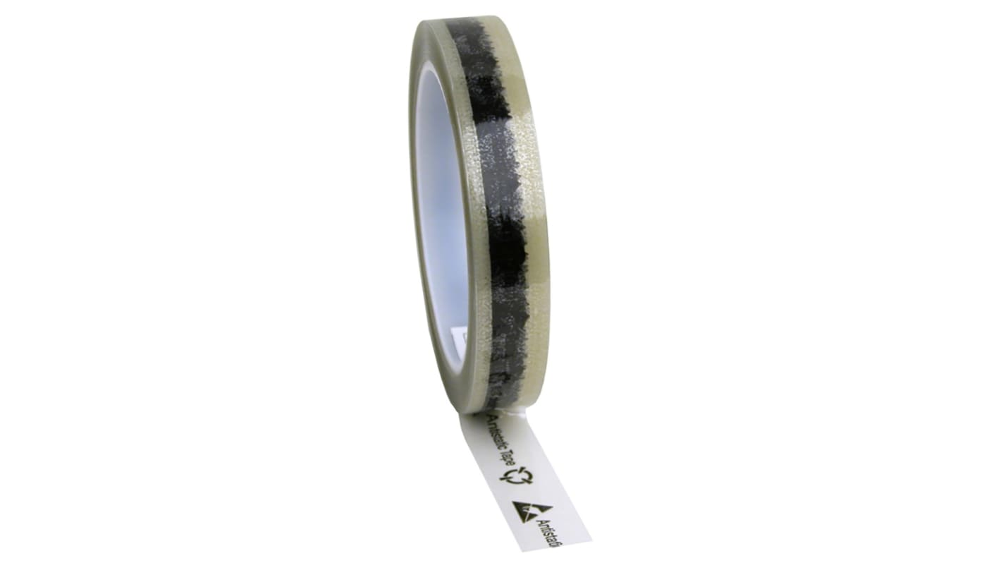 Nastro ESD Desco Europe per imballaggi, 65.8m x 18mm, Antistatico, col. Trasparente