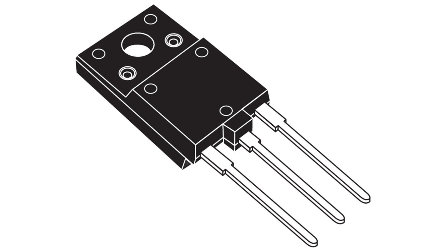 STMicroelectronics HD1750FX THT, NPN Transistor 800 V / 24 A, ISOWATT218FX 3-Pin