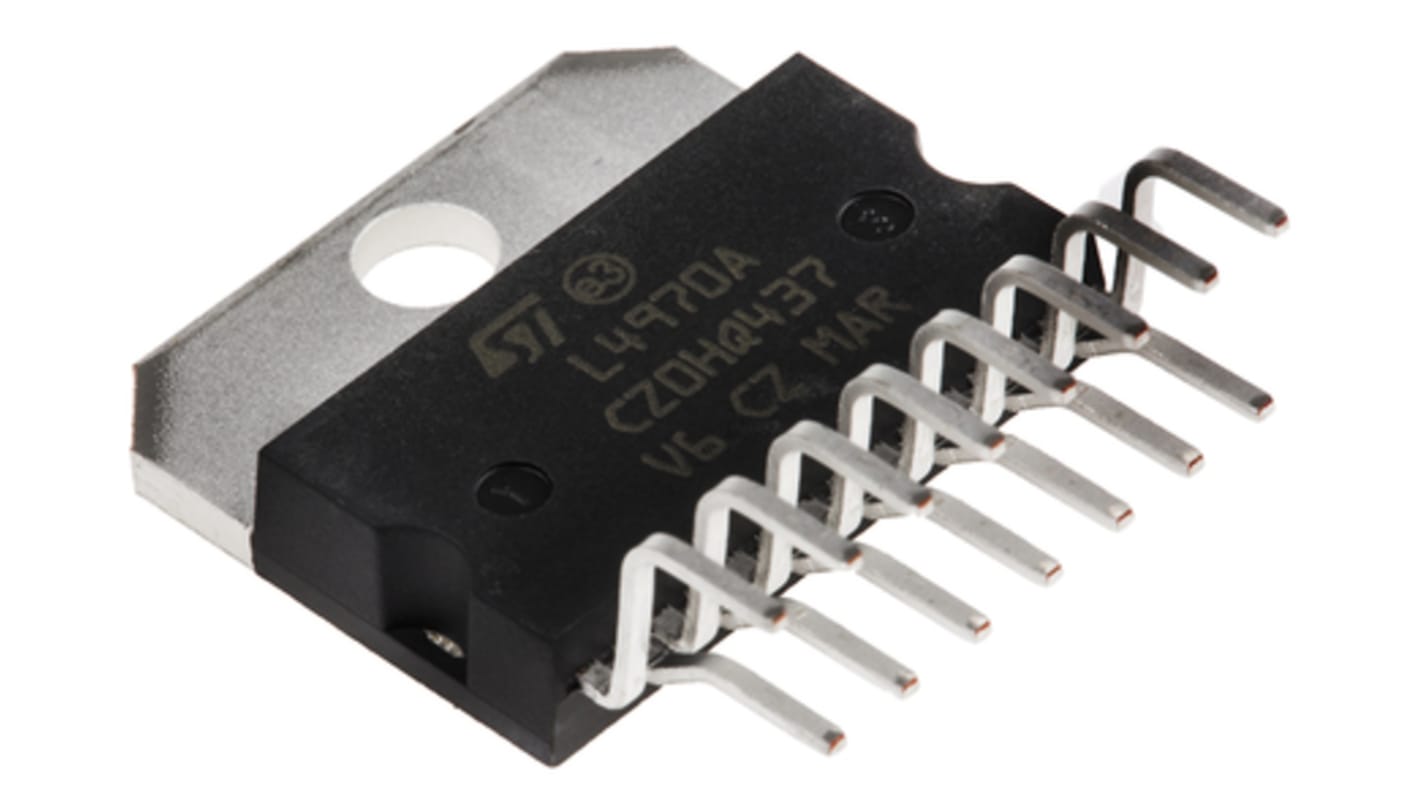 STMicroelectronics 音频放大器, 35W, A-B 级, 15针, 通孔安装, MULTIWATT V, 8 → 18 V单电源, 用于汽车
