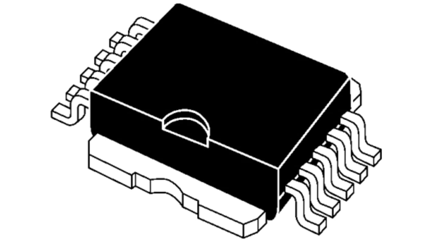 Interruptor de carga IC VN540SPTR-E, Relé de estado sólido de lado alto 10 → 36V 2.8A PowerSO 10 pines