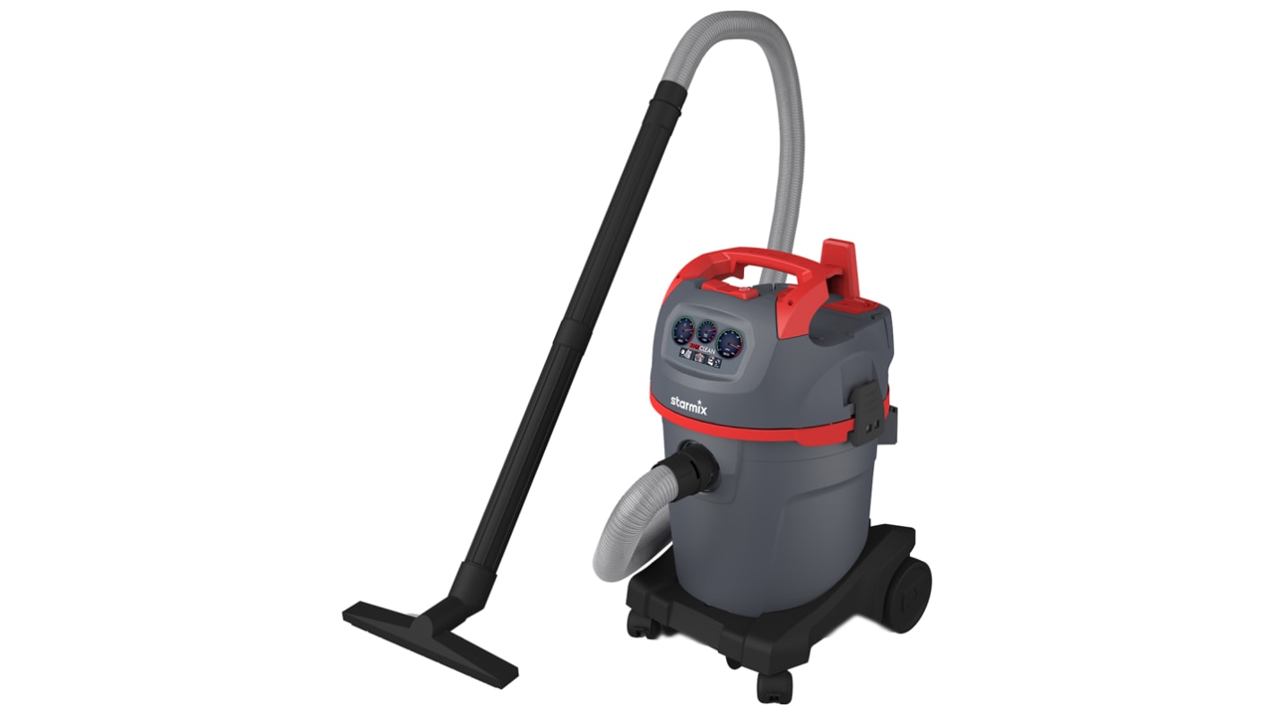 Starmix Starmix uClean 1432 ST Floor Vacuum Cleaner Vacuum Cleaner for Wet/Dry Areas, 8m Cable, 240V ac, Type C - Euro