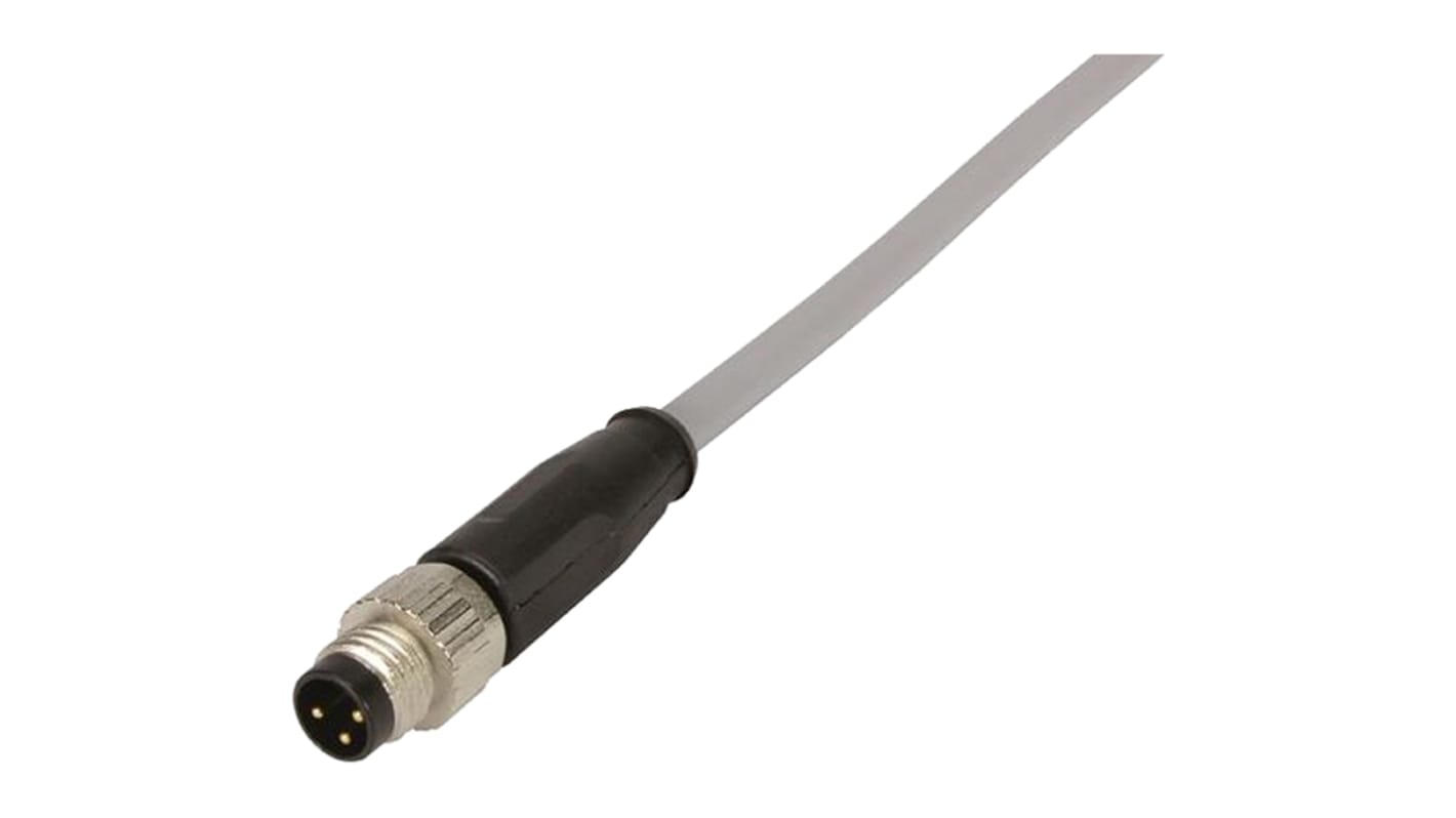 Cavo sensore/attuatore HARTING 3 cond. M8 Maschio / Senza terminazione, L. 10m