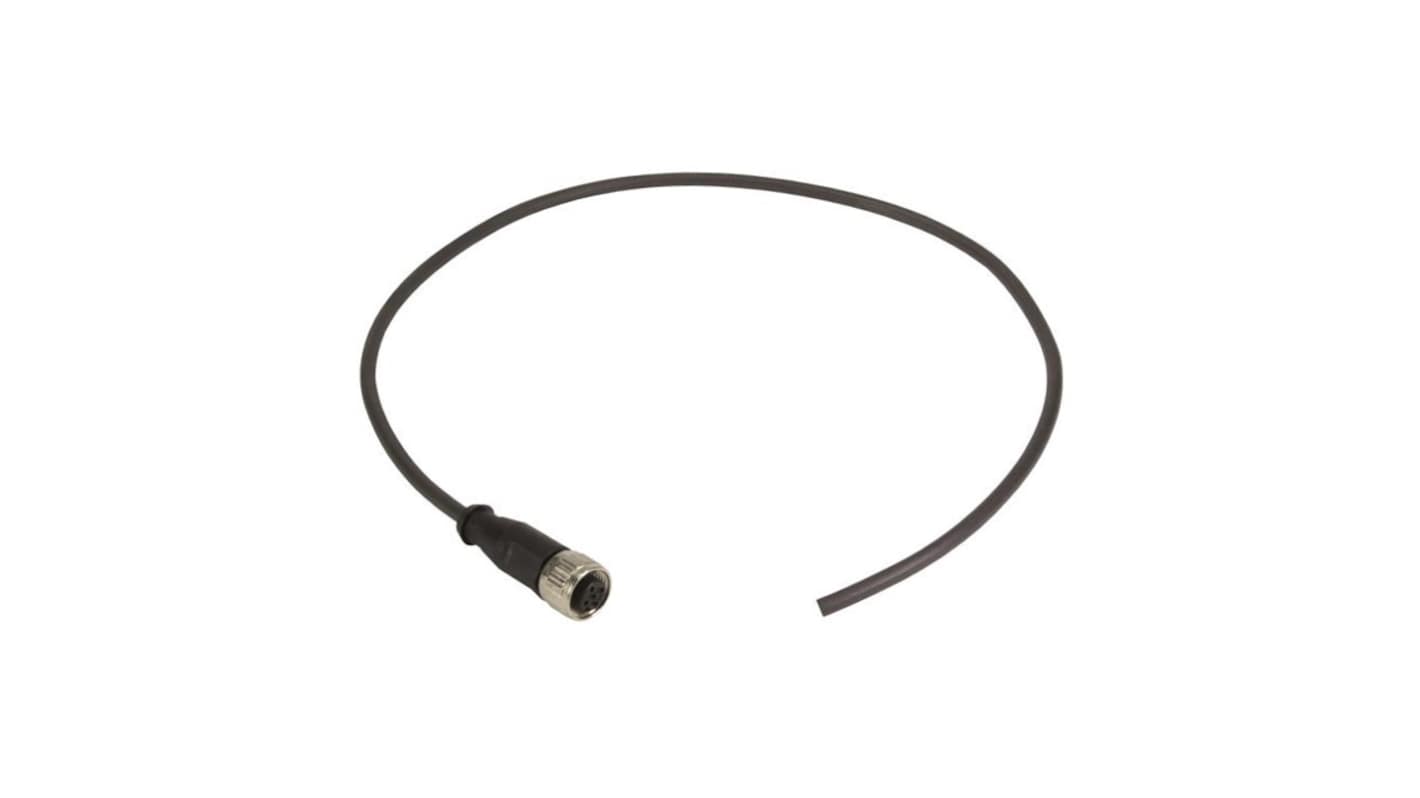 HARTING Female 4 way M12 to Unterminated Sensor Actuator Cable, 1m