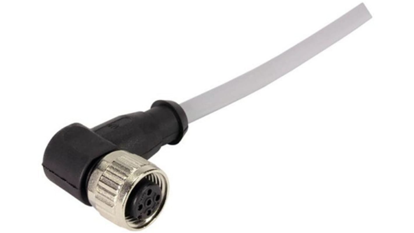 HARTING Right Angle Female 5 way M12 to Unterminated Sensor Actuator Cable, 1m