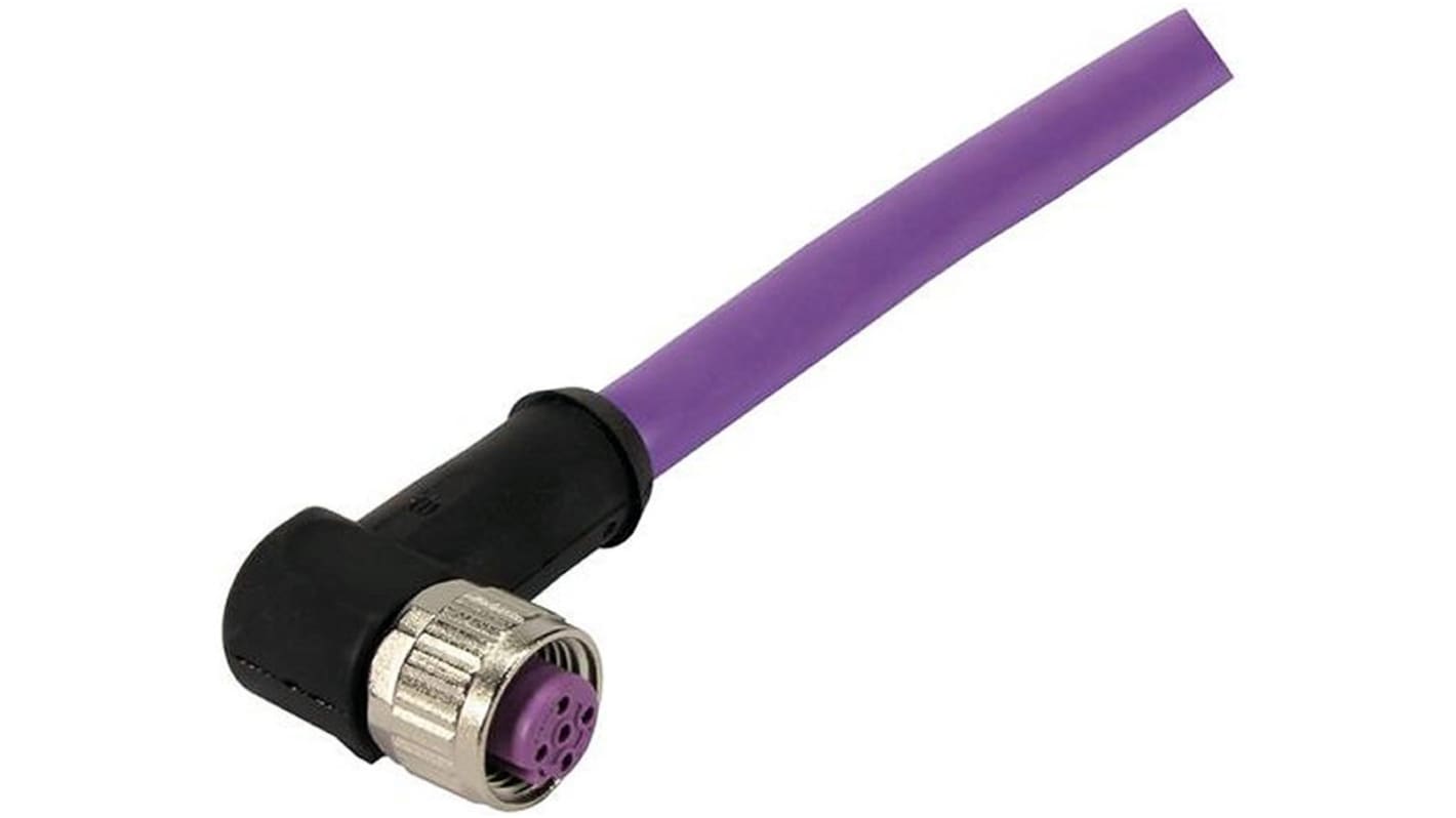 Cavo sensore/attuatore HARTING 2 cond. M12 Femmina / Senza terminazione, L. 5m
