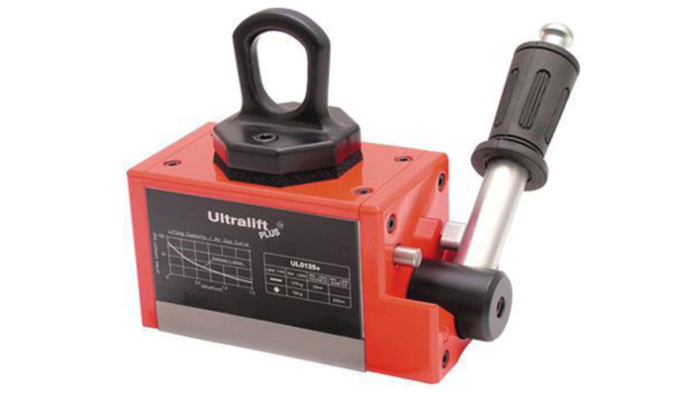 Magnete di sollevamento Manuale Eclipse, portata max. 125 kg (piatto) kg, 50 kg (rotondo)