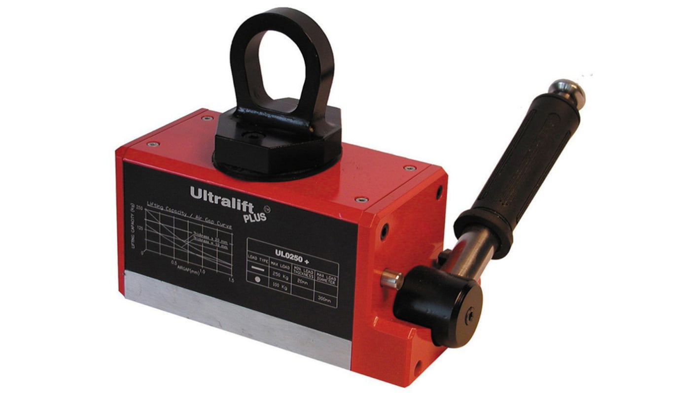 Eclipse Ultralift Plus Hubmagnet 250kg L. 214mm H. 192mm 11kg