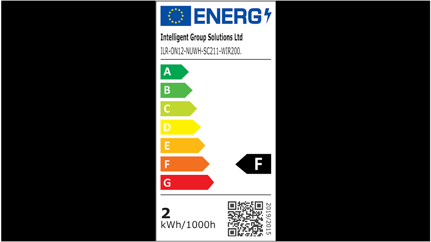 Intelligent LED Solutions 2.7 → 3.5V White LED Strip Light, 4000K Colour Temp