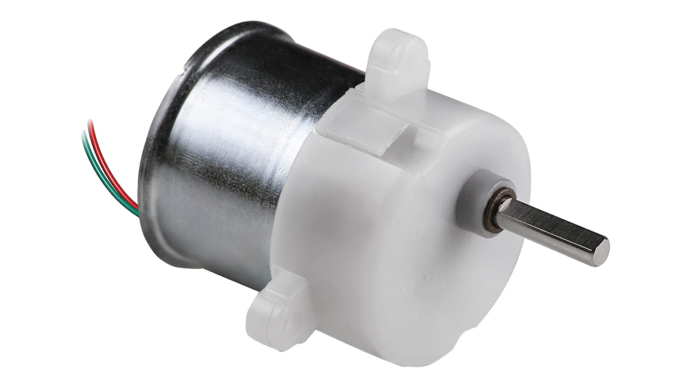 Micromotors Brushed Geared DC Geared Motor, 12 V dc, 1.5 Ncm, 155 rpm, 4mm Shaft Diameter