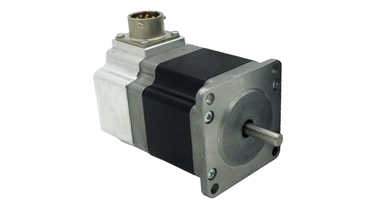 McLennan Servo Supplies Bipolar, Unipolar Hybrid Stepper Motor 1.8°, 1.25Nm, 70 V dc, 3 A, 8 (Connector Pins) Wires